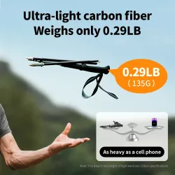 NATUREHIKE Air Terk EXT: ultralekkie kije trekkingowe z włókna węglowego